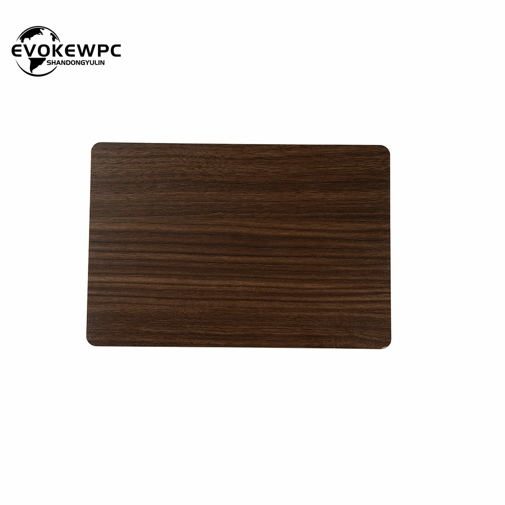 Evokewpc Cheap Bamboo Charcoal Board 100% Raw Material Bamboo Fiber Wood Veneer with PVC/ Pet Film