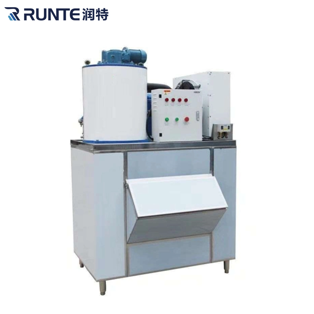 Runte High quality/High cost performance  Long Warranty Energy Saving Intelligent 2 Tons Industrial Flake Ice Maker Making Machine for Sale