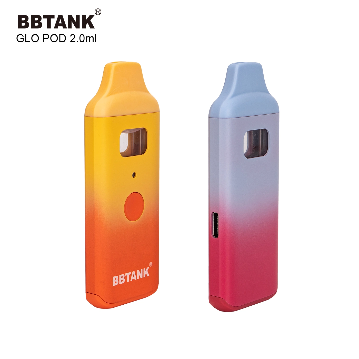 Bbtank 2 Grams Vape Wholesale/Supplier Thick Live Resin D8 Oil Vaporizer Pen Vape Pod Disposable/Chargeable