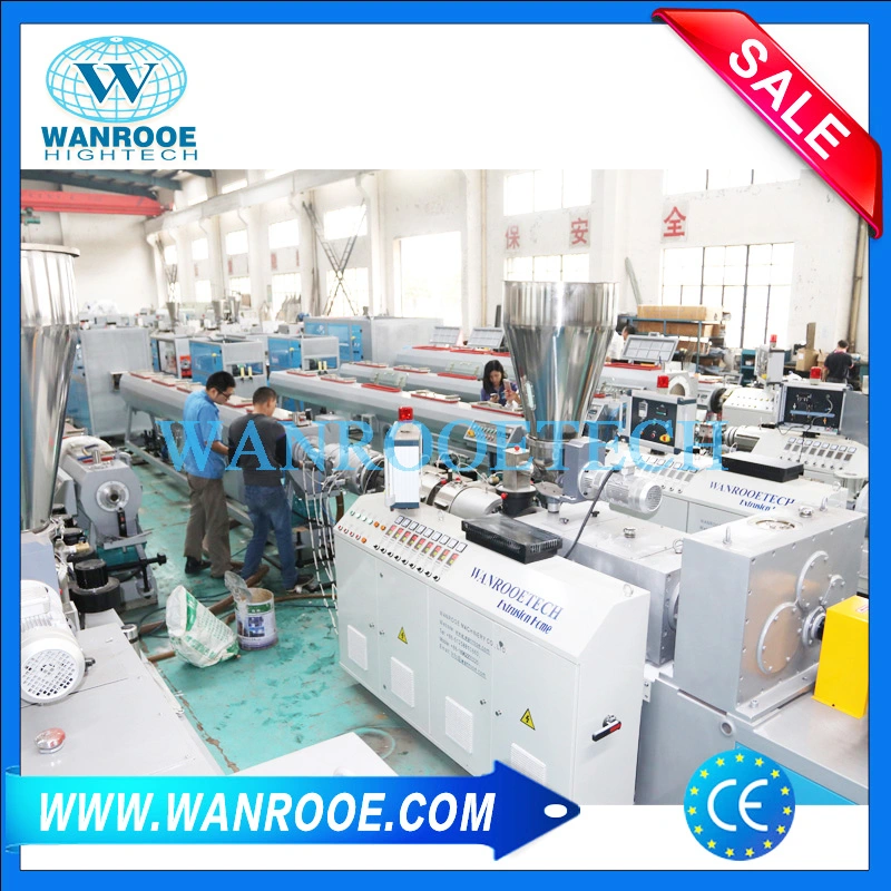 Plastic PVC Pipe Extrusion Pipe Making Production Line