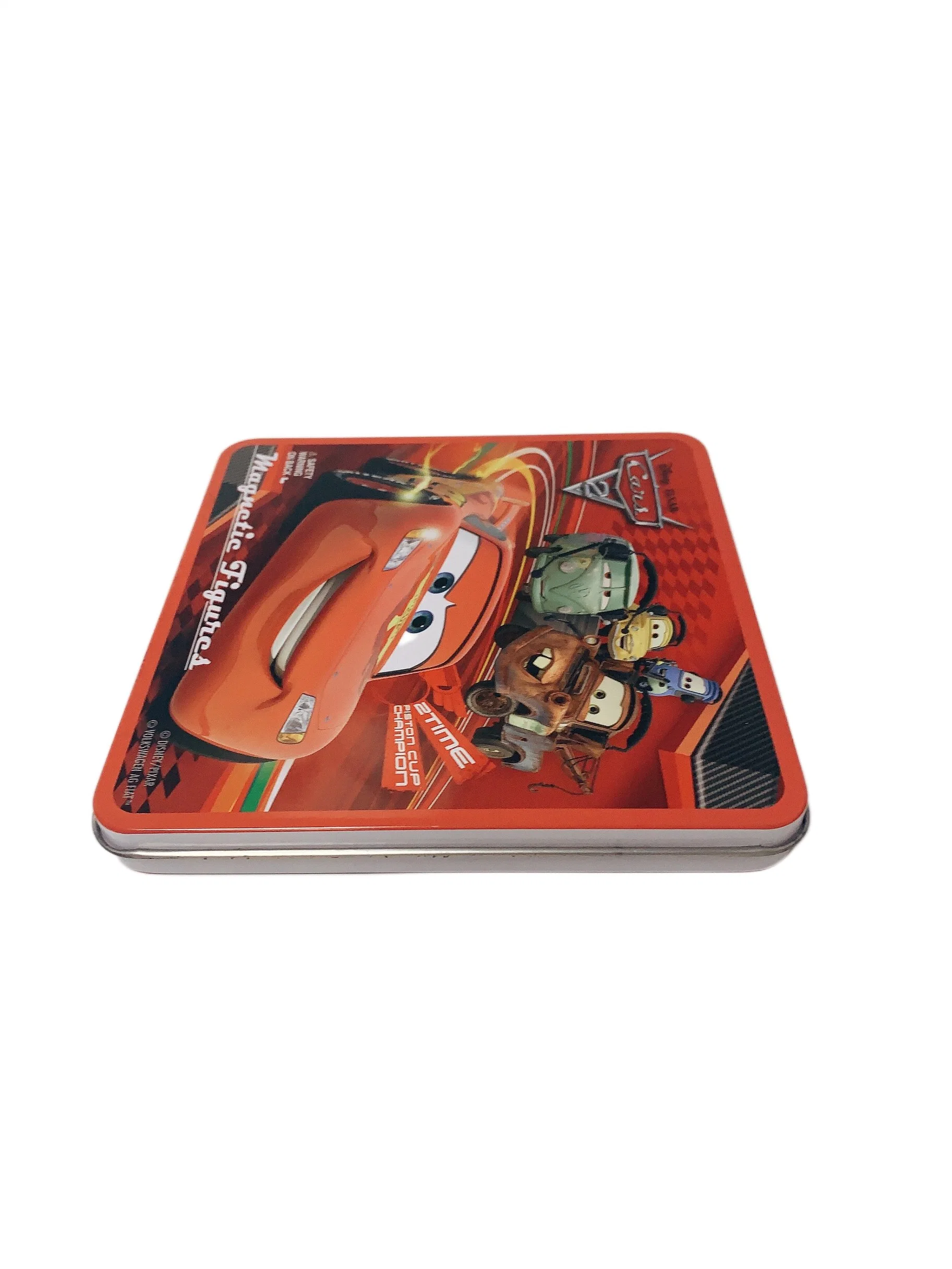 Square Shape DVD Tin Box, Metal Tin Case for CD and DVD Metal Tin Box for CD DVD Packaging CD DVD Storage Packaging Gift Tin Box