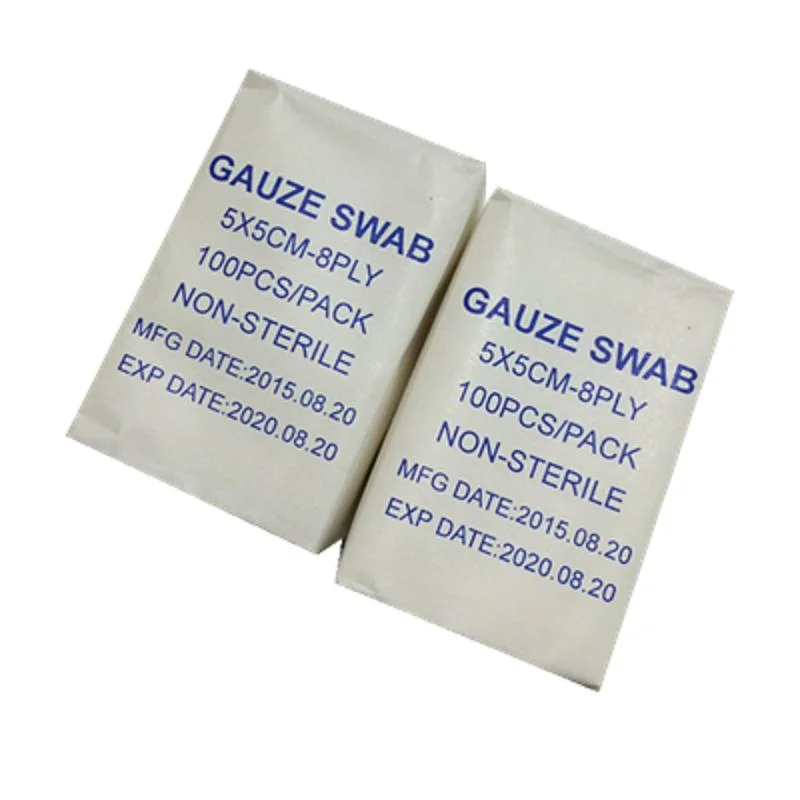 HD5 Disposable Medical Supplies Manufacturer for Non Sterile Medical Gauze Pad Factory Price Gauze Swab