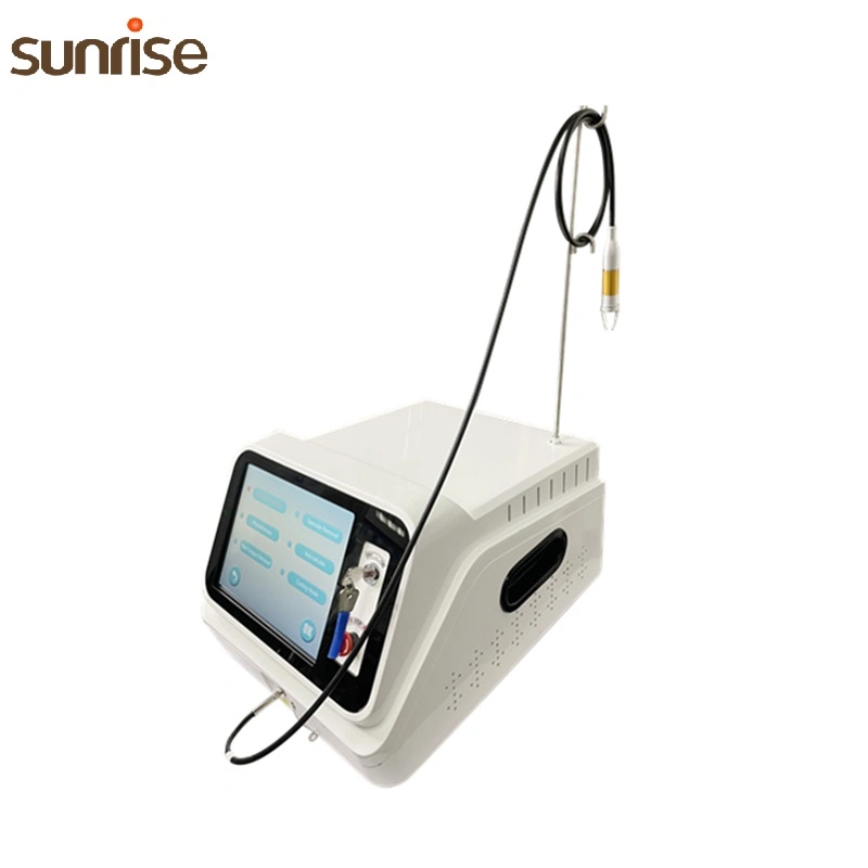 2023 Portable 980nm Diode Laser Vascular Therapy Machine / Red Blood Vessels Spider Vein Removal Equipment.