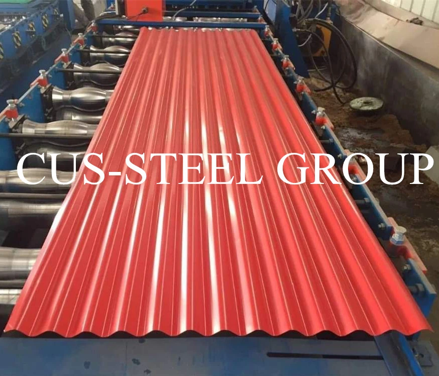 Light Weight Building Materials Colour Corrugated Metal Sheets