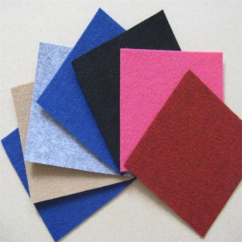 China Supplier 1-4mm Thickness Plain Surface Nonwoven Carpet