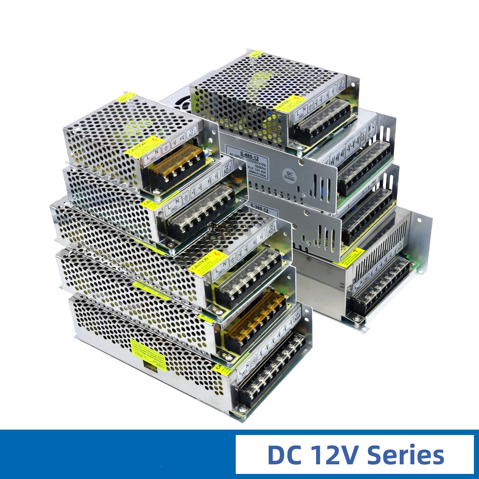 110V/220V AC SMPS a 12V DC 33A 400W de potencia transformadores del controlador del adaptador de alimentación de conmutación