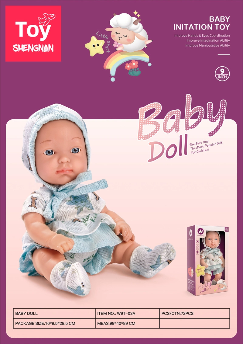 Poupée de la renaissance de bébé jouet silicone réaliste vinyle souple réaliste Kid