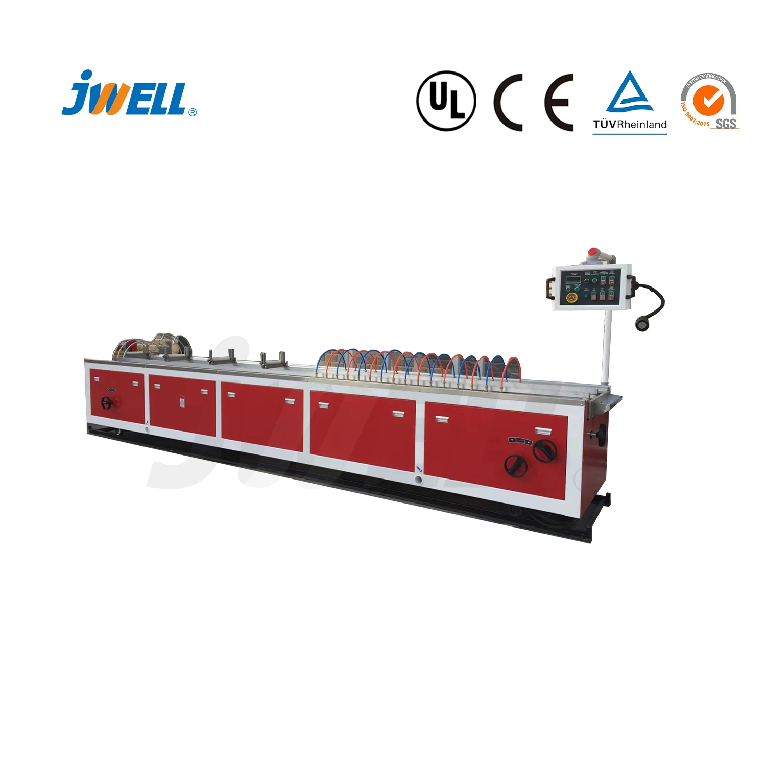 Jwell Wood-Plastic Quick Assembling Board Extrusion Line Ceiling Plate PVC Production Equipment