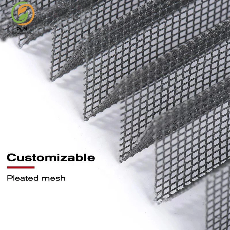 The Unique Pleated Screening System Offers a Functional and The Decorative Protection Against Insects.