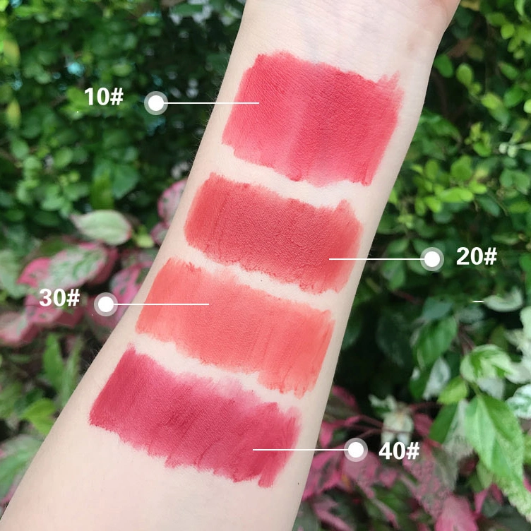 Professional cosméticos maquillaje personalizado del lado de neblina hidratante Velvet Matte Lip Gloss fabricante