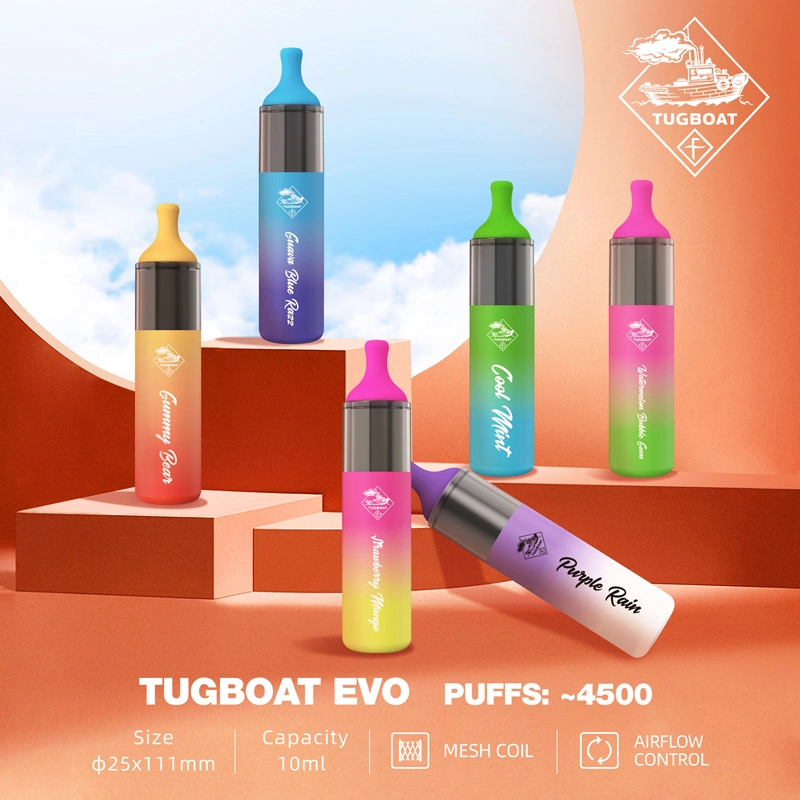 Tugboat Evo E Cigarette 4500 Elf Puff Bar Disposable/Chargeable Wholesale/Supplier I Vape