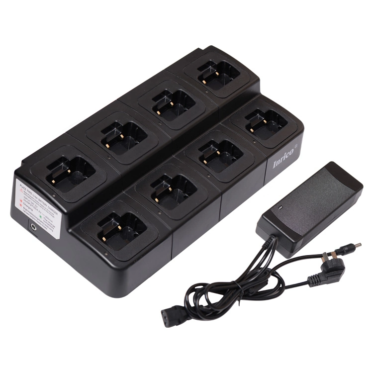 Inrico T298S/T320 3G 12V de la Radio de POC Eight-Pocket chargeur Muilt-Unit Mc-320 chargeur de batterie