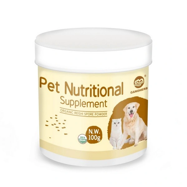 Pet Supplement with Reishi Spore Powder for Immune System Boost and Overall Health