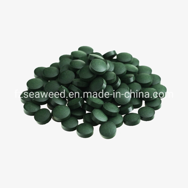 Factory Supply 100% Pure Organic Green Spirulina Tablet