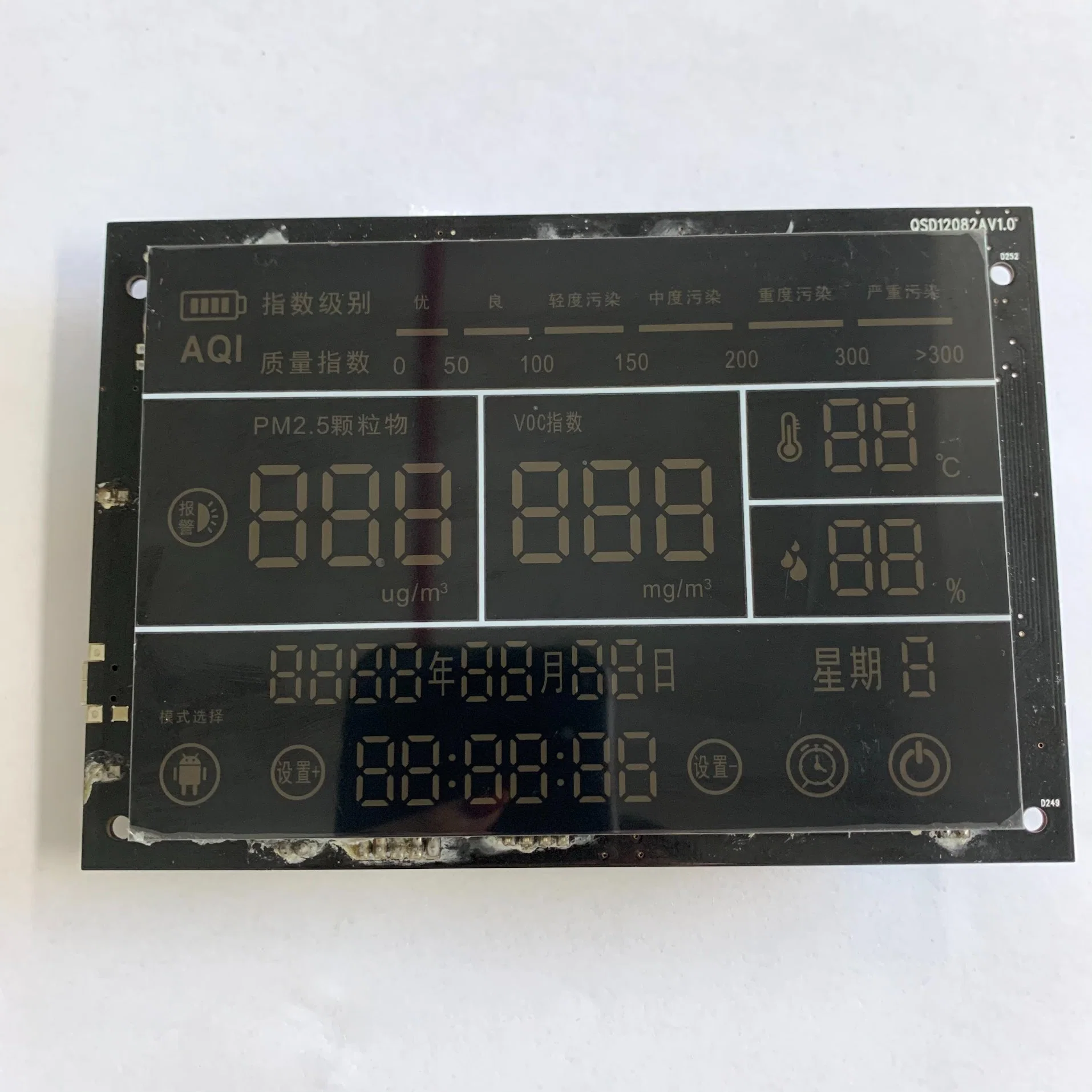 LED Wanduhr Saat Digitale Wecker Uhren Elektronische 7 Segmentanzeige