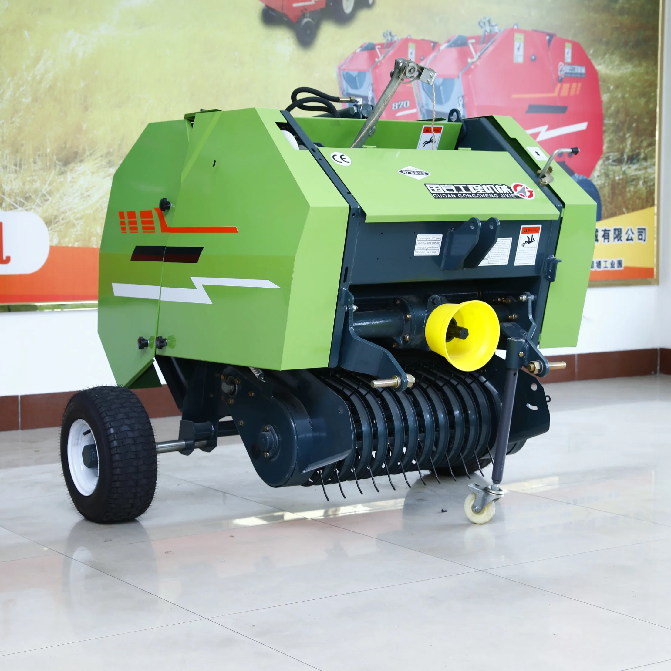 Agricultural Machinery Hay Grass Packing Machine Round Hay Straw Baler Machine Manufacturer