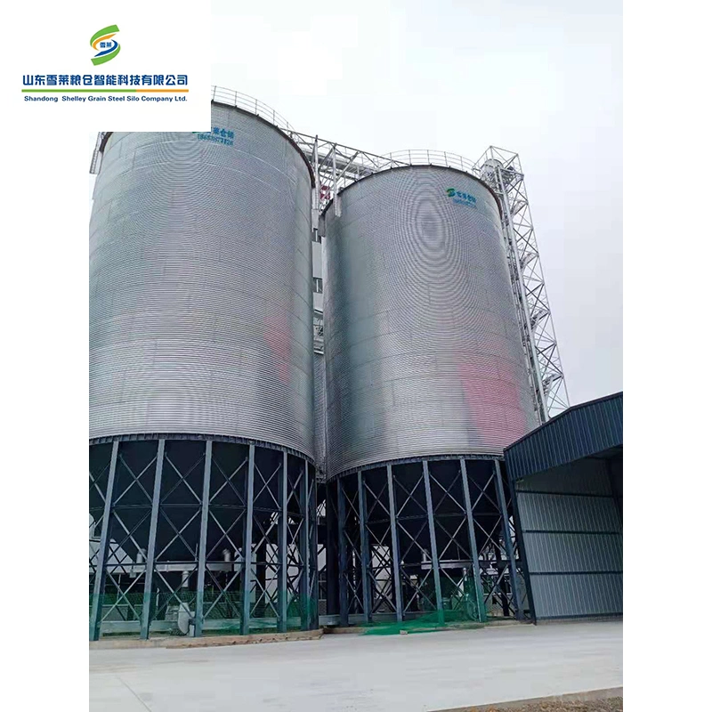 100t 200t 500t 1000t Galvanized Steel Assembly Bolts Maize Rice Wheat Grain Silo for Sale