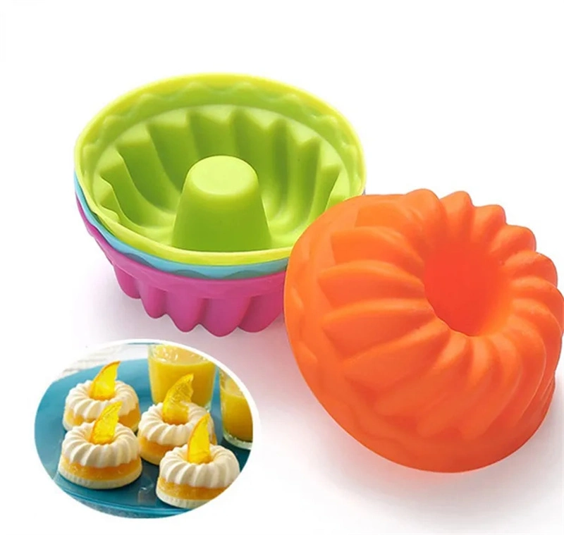 Hot Sale Colorful 24 PCS Silicone Muffin Cups Muffin Cupcake