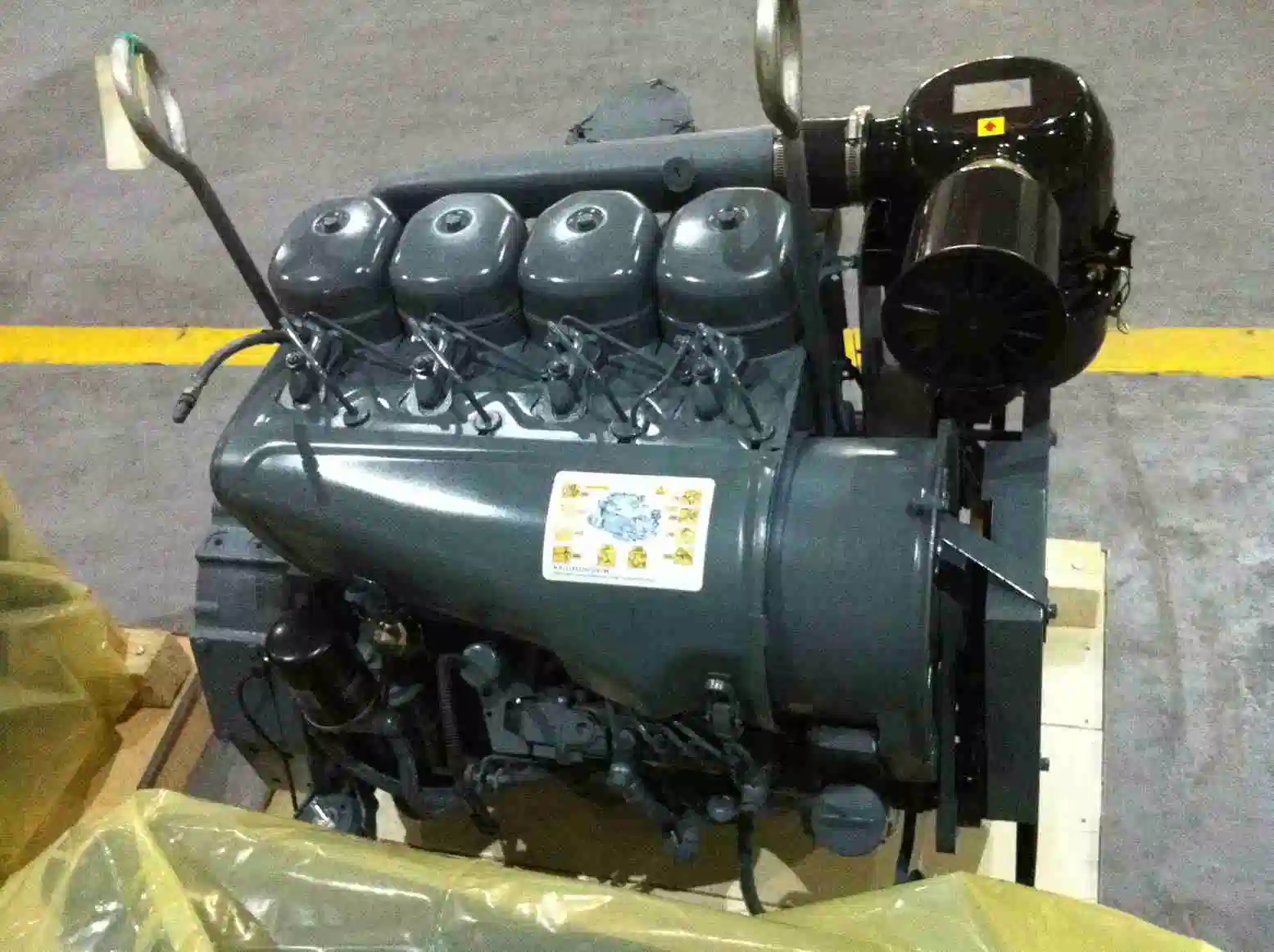 Motor diesel refrigerado por aire del motor 4 tiempos F4L912 generador impulsado