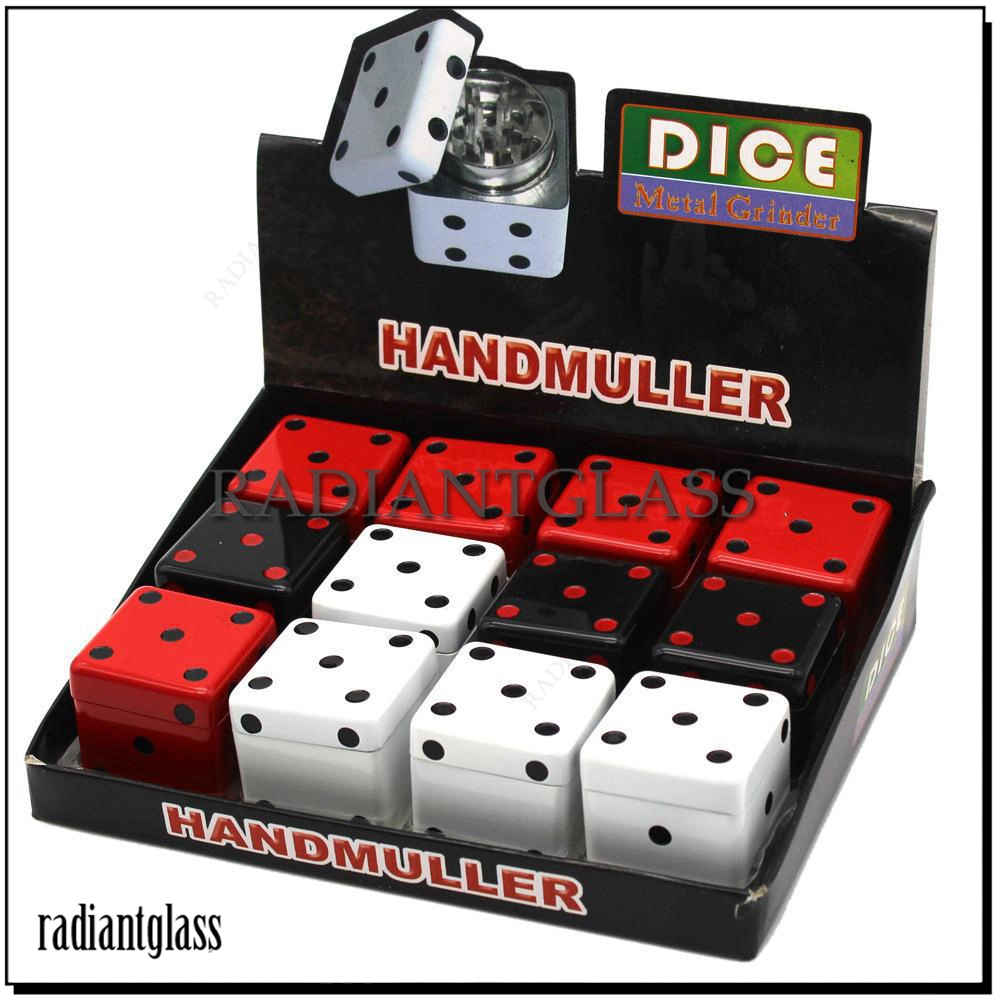 China Mayoreo Diseño Especial Dice Metal Herb Grinder Accesorios para fumadores