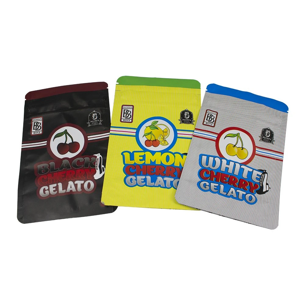 Custom Printed Ayw Plastic Food Packaging Smell Proof Jungle Boys Black Exit Child Proof Mylar Zipper Bag