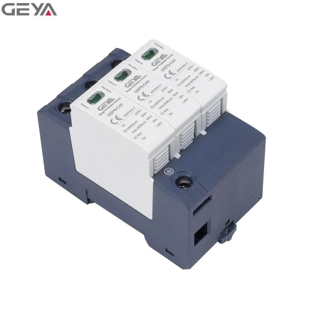 Geya Gsp9-C40-3p New Design MOV Varistor Lt Electric Surge Protector Lightning Arrestor with CE Certificate SPD