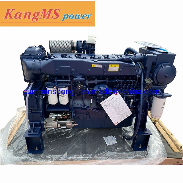 Chinese Marine Diesel Engine 300HP 330HP Water Cooled Weichai Marine Engine Supplier