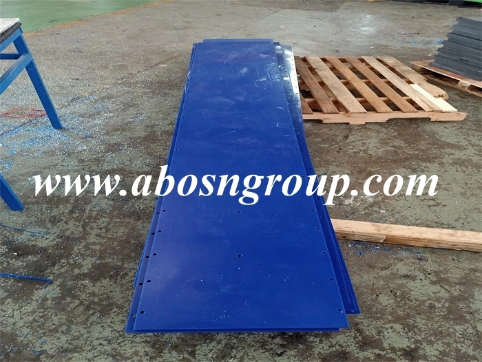 Customized Polyethylene Blue PE500 Sheet Strips 26mm Thick for Sale