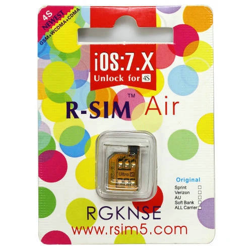 Original R SIM Card Micro Nano Card for iPhone 4S