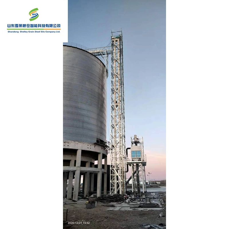 Bucket Elevator Rubber Belt Bucket Elevator/Grain Silos Used Wheat Maize Rice Vertical Bucket Elevator