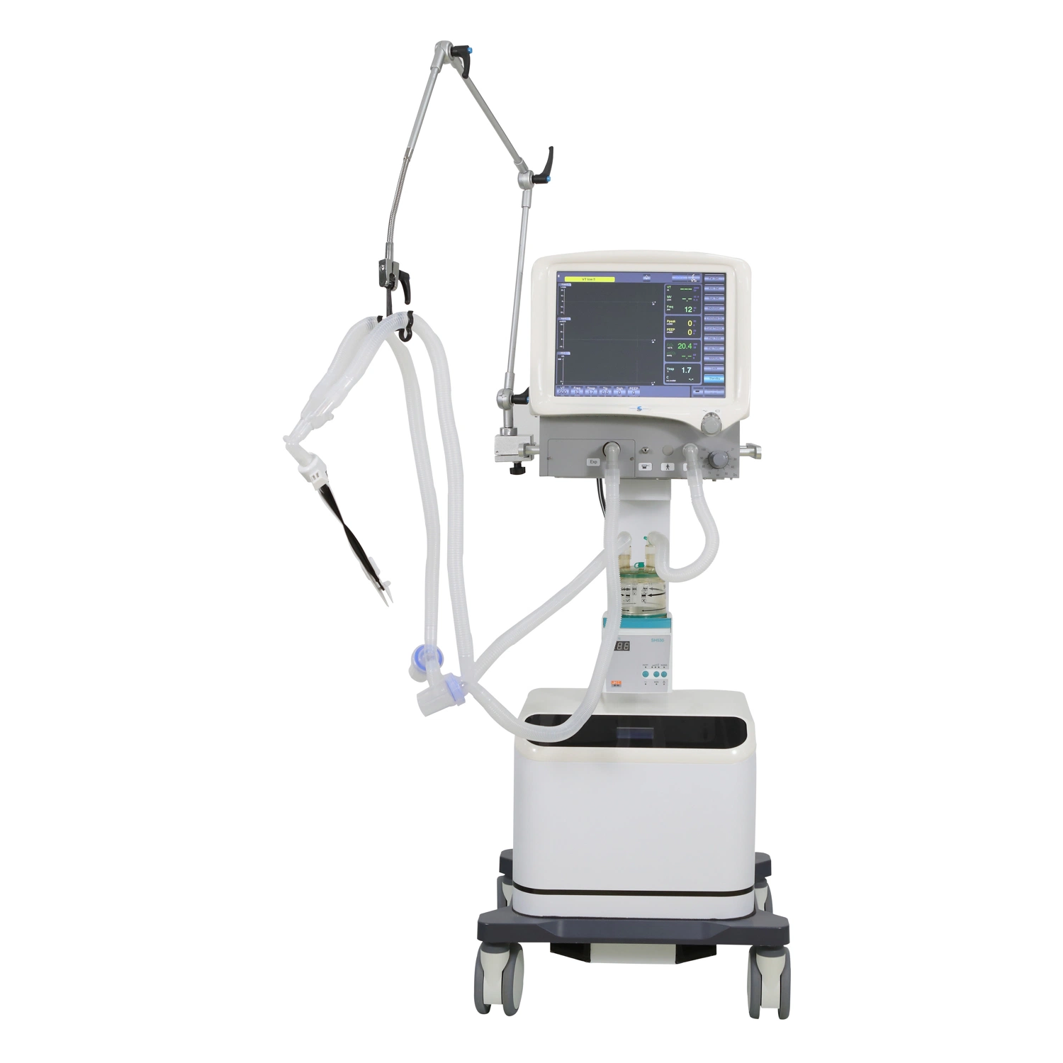 Equipamento de ventilação de ecrã tátil para aparelhos respiratórios hospitalares para ventilação profissional
