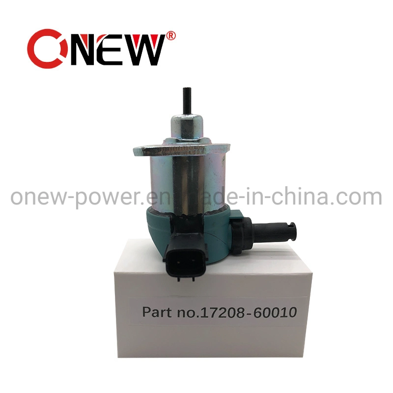 Good Price Excavator Parts Diesel Shutdown Engine Fuel Shutoff Stop Solenoid Valve 17208-60010