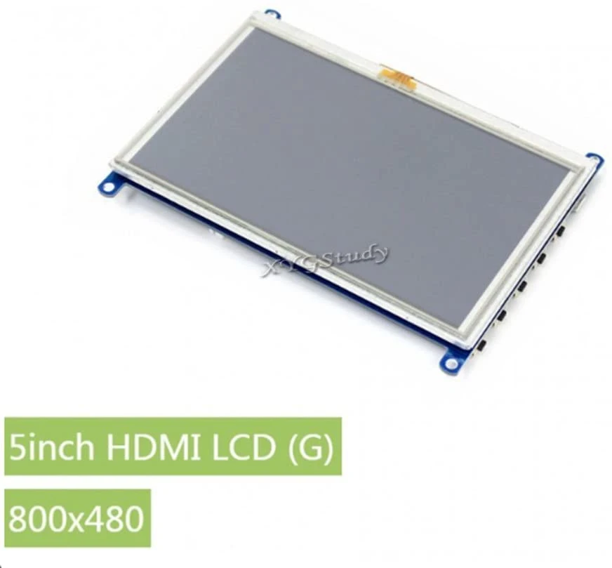 5 Inch 800X480 Resistive Touch Screen LCD HDMI Interface Supports Raspberry Pi 1/2/3 Model B a+ B+