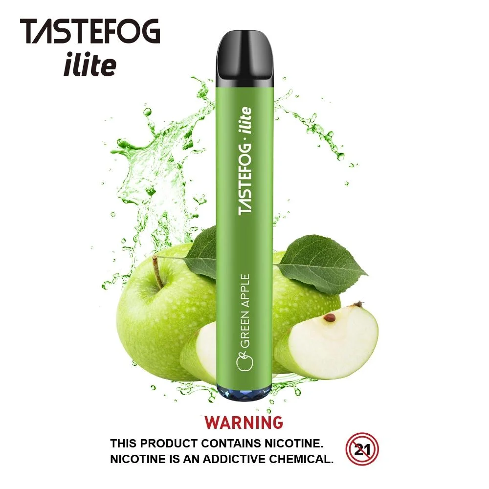 2023 New Arrival Tastefog Ilite 600 Puffs Wholesale/Supplier Disposable/Chargeable Vape E Cigarette LED Flashlight