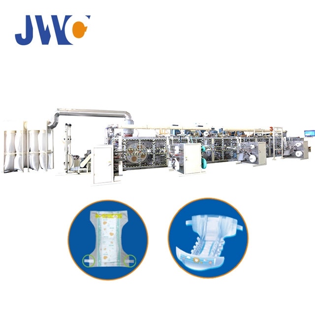 Field Maintenance and Repair Service Nappy Machine Baby Diaper Making Production Line