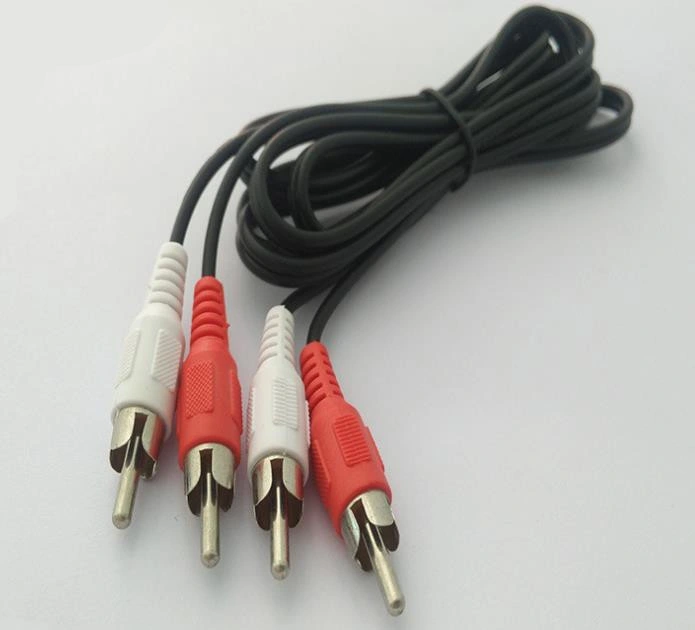 Molding 2RCA to 2RCA Cable Audio Video Digital Cable for Computer DVD Speaker