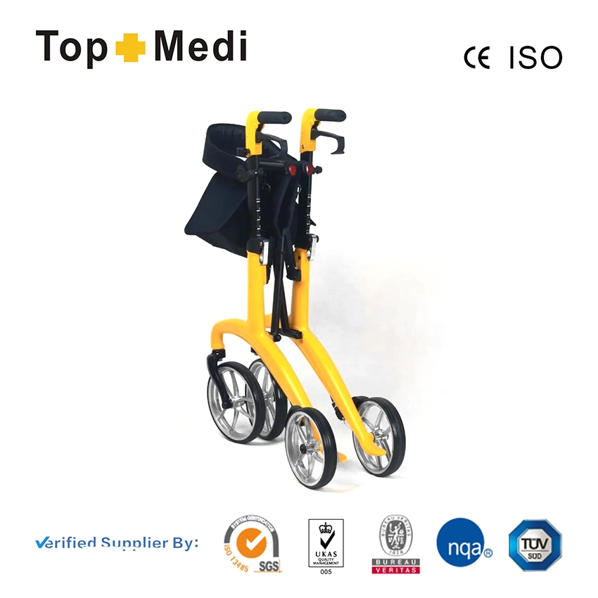 Commerce de gros pliable Strong Outdoor Walker Rollater marcher l'aide pour les personnes âgées