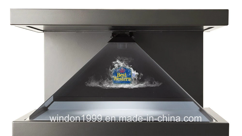 270 Degreee 3D Hologram display Showcase Holobox Holographic Pyramid Advertising Equipment