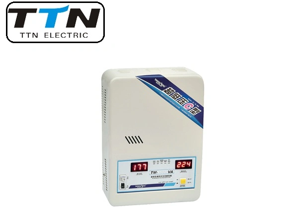 Ttn Wall Mount Type Voltage Stabilizer LED- TM 3000va Full-Auto AC Regulator