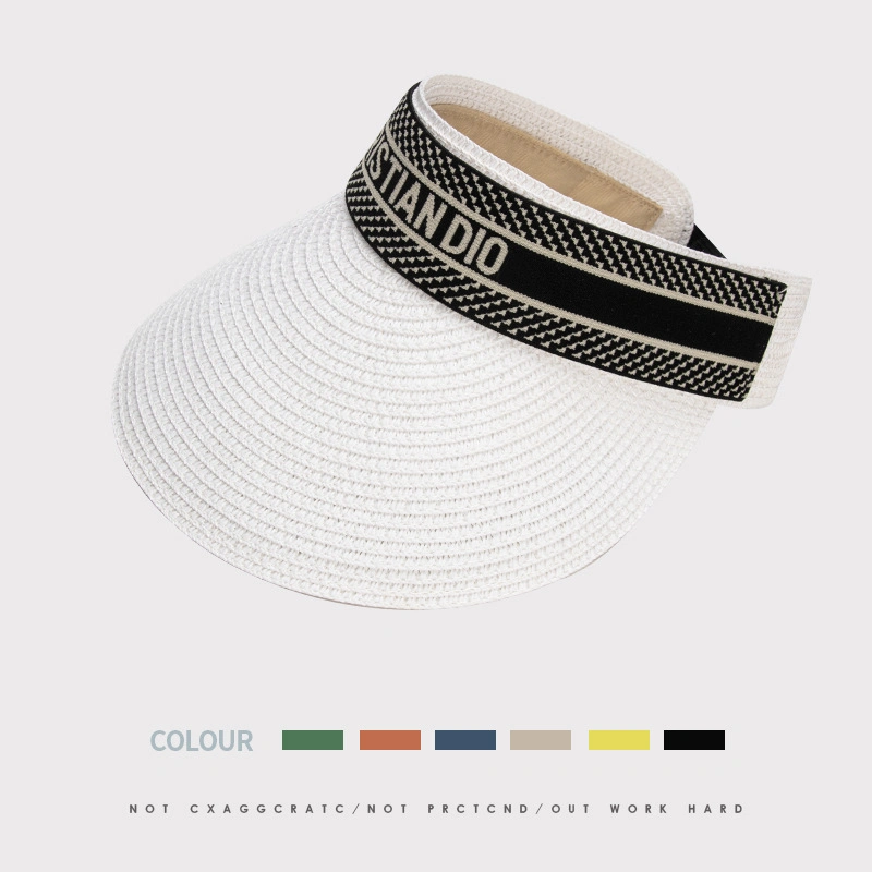 Verano Zonxanladies sombreros con ala nueva sombreros de paja para la Mujer Playa Sol sombreros Floppy sombrero para el sol