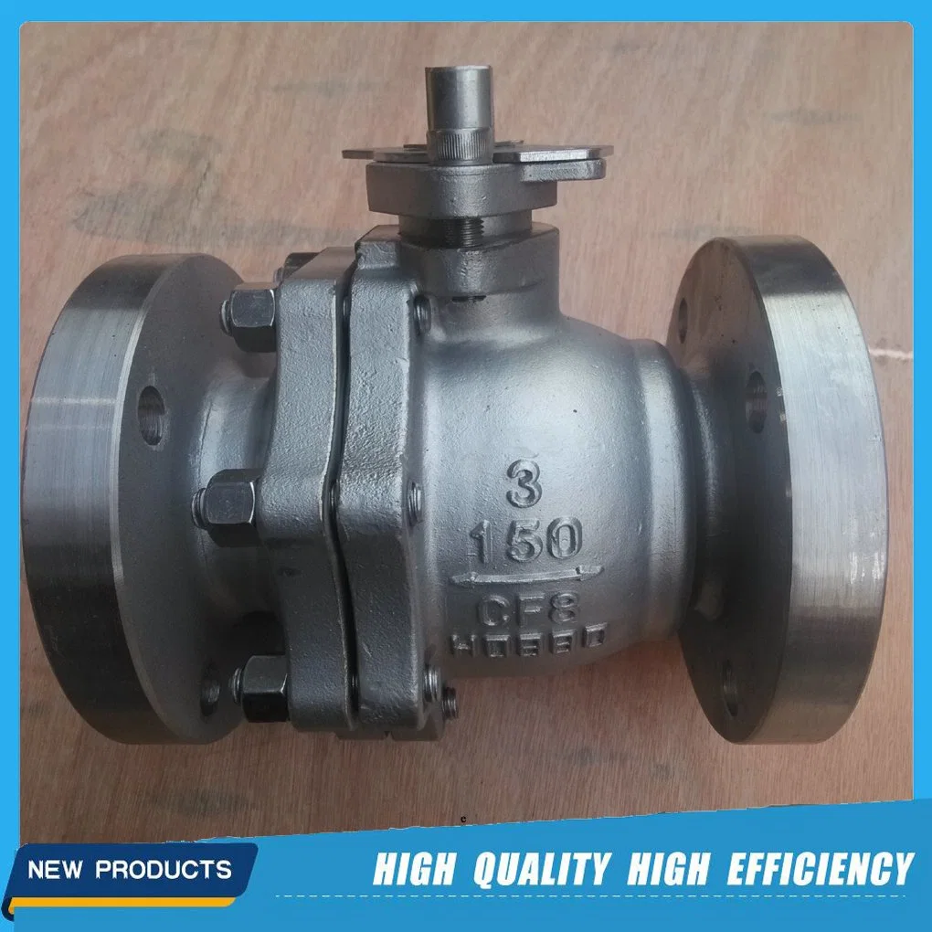 2PC Body API 608 ANSI Stainless Steel CF8/CF8m/CF3/CF3m Flange Gas Oil Water Plumbing Ball Valve