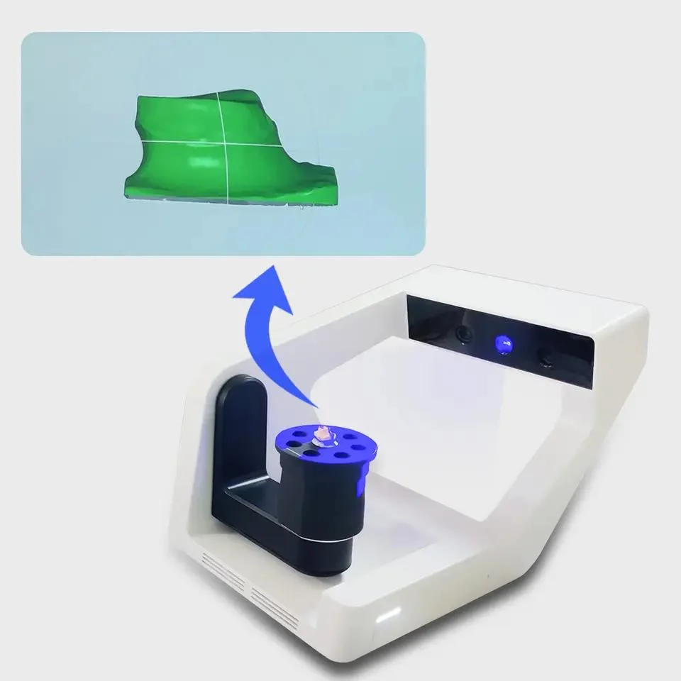 Fast Speed Blue Light Digital Desktop Dental 3D Lab Scanner CAD Cam