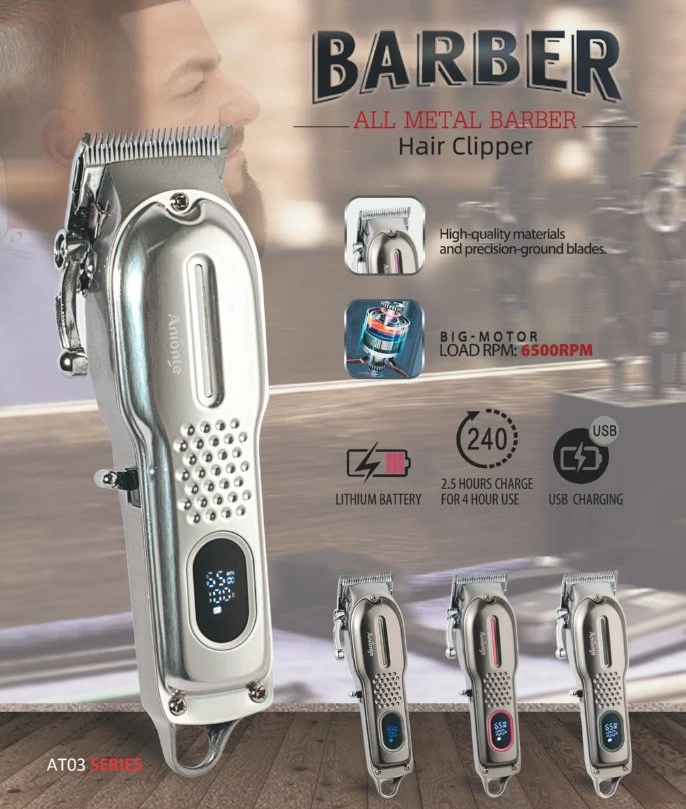 Wireless Hair Cut Machine Professional Rechargeable Hair Clipper