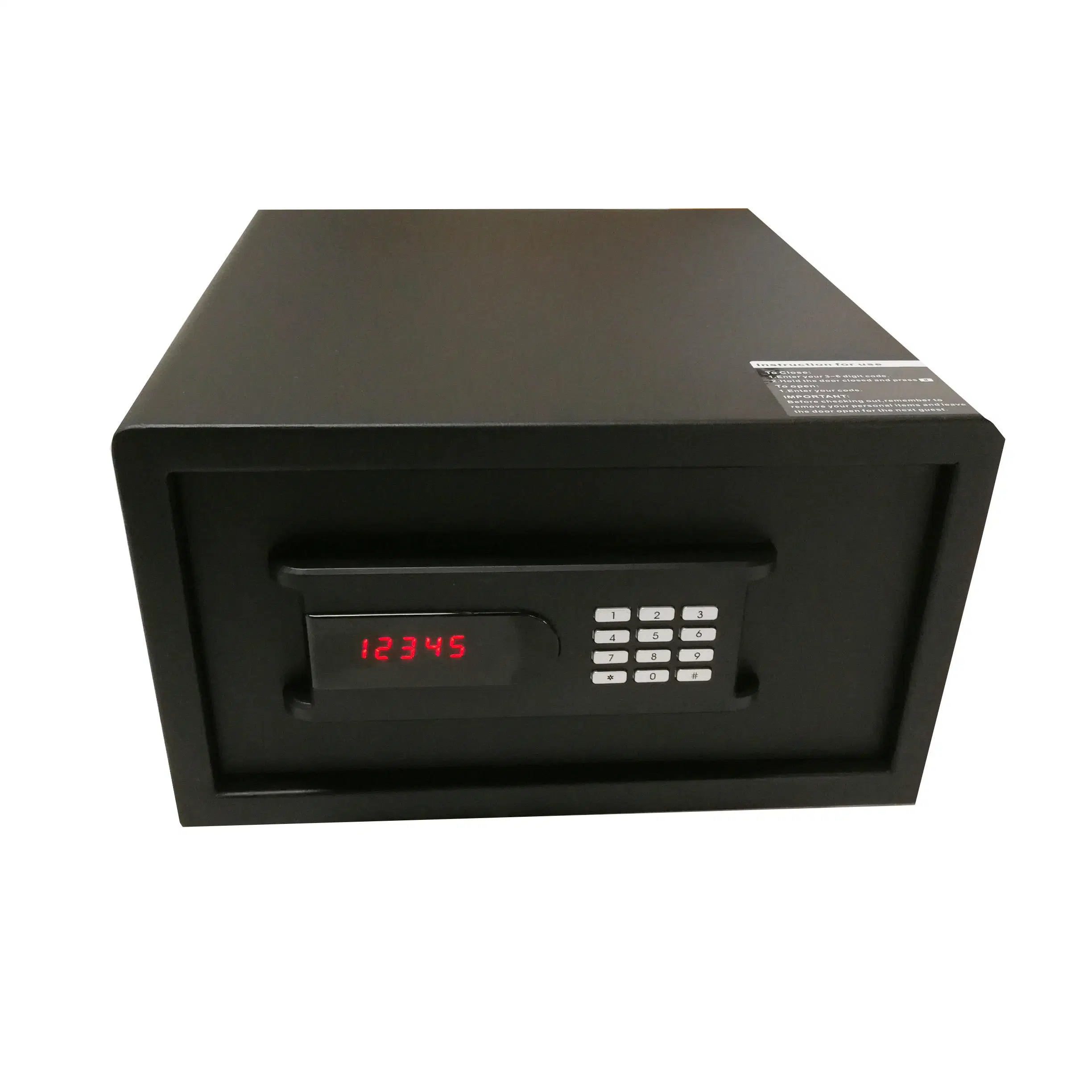 LCD Display Power Adapter with Digital Keypad Safe Box for Household and Hotel