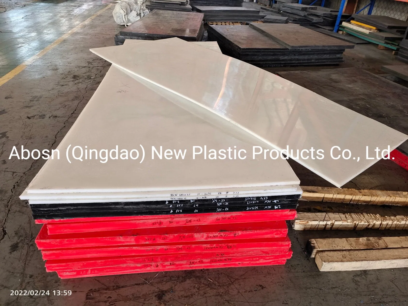 23mm Thickness Blue White Plastic PE1000 Plate/UHMWPE Sheet