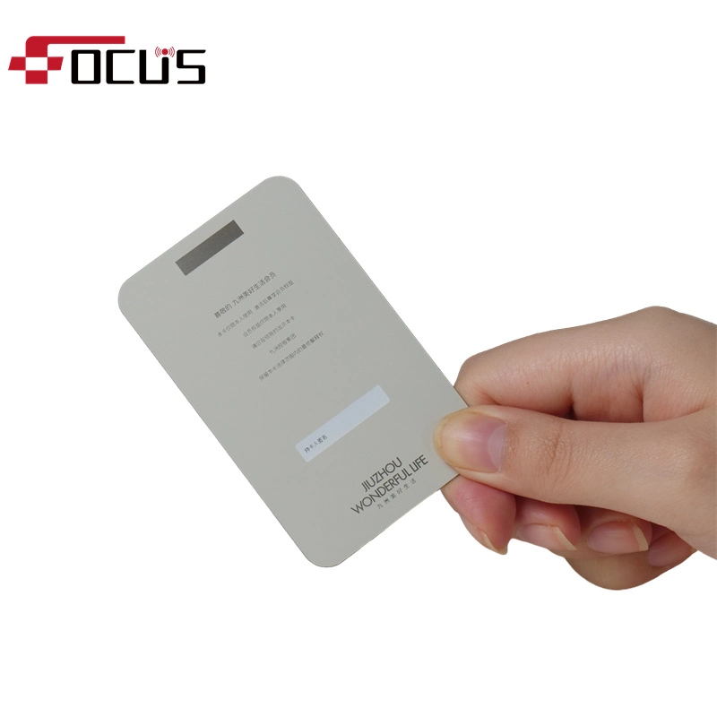 Silk Printing RFID Metal Smart Card for Access Control and Business Card