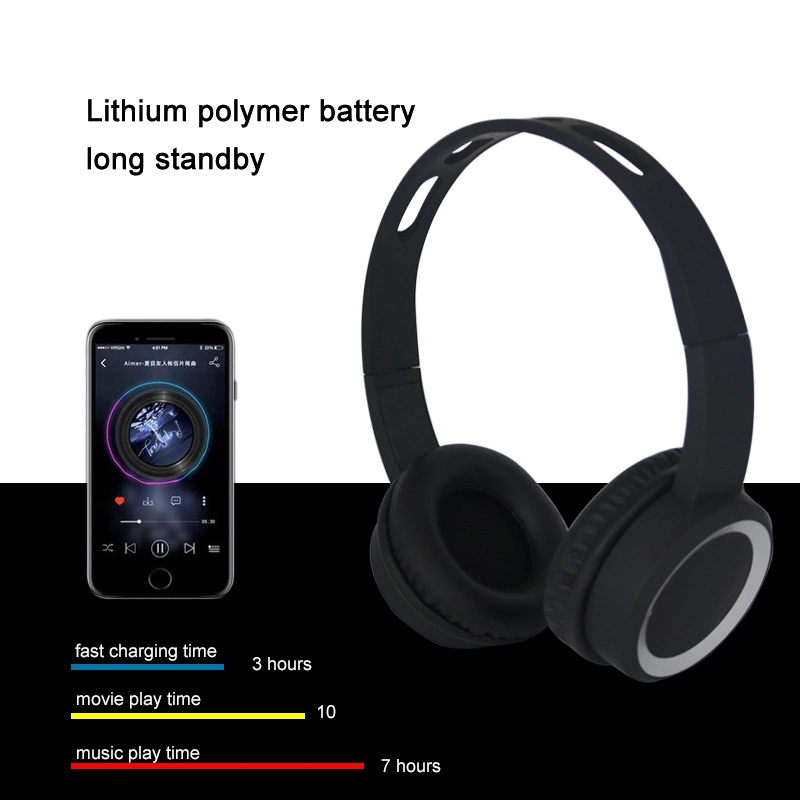 Multicolor Children Bluetooth Headset Foldable Stereo Wireless Headphone