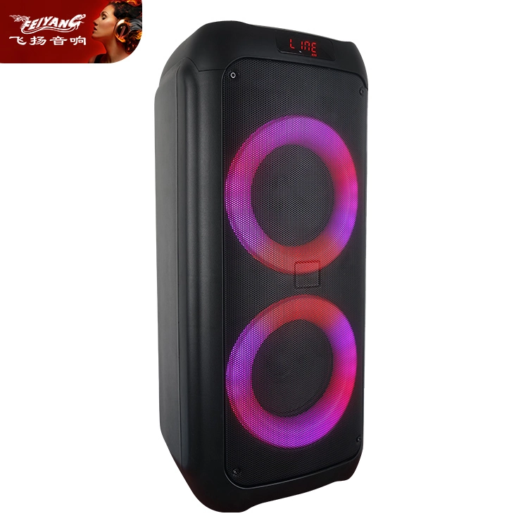 New Portable Party Box 200 100 300 Hot Sale DJ Bluetooth Dual 6.5 Inch Audio Loud Speaker System