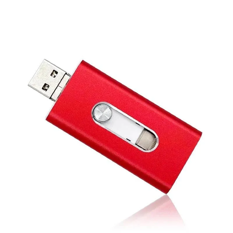 3-in-1 USB Memory OTG for Lightning/USB/Micro-USB Interface Stick Memory