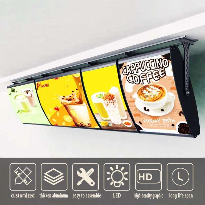 Wholesale/Supplier LED Menu Board Restaurant Fast Food Ordering Light Box